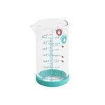 Verre mesureur/doseur 0.2 L en verre et silicone