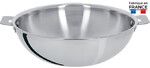 Wok 24 cm Inox Casteline Amovible
