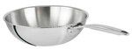 Wok 32 cm inox Castelpro sans couvercle