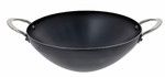 Wok en tole bleue § 28 cm, anses inox