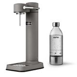 Appareil a gazeifier Gris mat avec une bouteille en PET recyclable 0,65 litre sans cartouche de gaz CO²