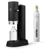 Carbonator Pro Noir Mat avec bouteille en verre 0,8 litre et une cartouche de gaz CO²