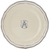 Assiette Canapes 16.5 cm A FILET BLEU MONOGRAMME