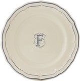 Assiette Canapes 16.5 cm F FILET BLEU MONOGRAMME