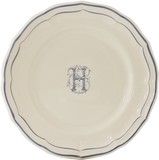Assiette Canapes 16.5 cm H FILET BLEU MONOGRAMME