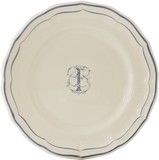 Assiette Canapes 16.5 cm I FILET BLEU MONOGRAMME