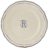 Assiette Canapes 16.5 cm R FILET BLEU MONOGRAMME