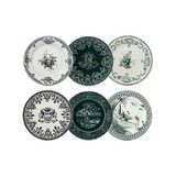 Coffret de 6 Assiettes Dessert Assorties LES DEPAREILLEES