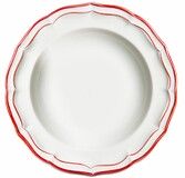 Coffret de 4 Assiettes Creuses FILET Rouge