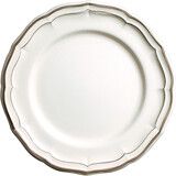 Coffret de 4 Assiettes Plates FILET Taupe