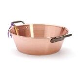 Bassine a confiture en cuivre lisse o 38 cm 9 litres Epaisseur 1.2 mm