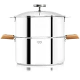 BIOME: Cuisson Saine avec thermometre integre Anses Noyer 20 cm