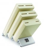 Bloc vide pour 6 couteaux Classic Ikon Blanc