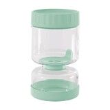 Bocal a cornichons en verre 750 ml avec separateur en silicone