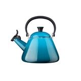 Bouilloire Kone 1.6 L en acier emaille Deep Teal