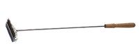 Brosse a four -racloir tige inoxm.bois