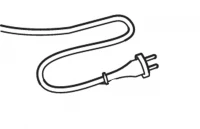 Cable d'alimentation pour friteuse pro 11596-598-606-608