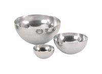 Calotte inox (demi-sphere) o 10 cm