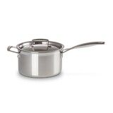 Casserole 16 cm Inox Classique avec poignee et couvercle