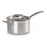 Casserole 20 cm Inox Classique avec poignee et couvercle
