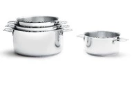 Casserole-faitout Twisty en inox O 18 cm