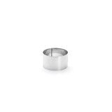 Cercle a pattisserie rond en inox H. 4,5 cm - o 75 cm