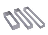 Cercle rectangle 16x3.2cm ht 2.5cm