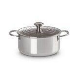 Cocotte Basse 20 cm Inox Signature avec couvercle