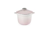 Cocotte haute EVERY en fonte emaillee Ronde 18 cm SHELL PINK