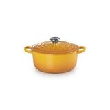 Cocotte Signature en fonte emaillee ronde 20 cm Nectar