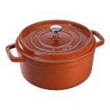 Cocotte ronde 24 cm Cannelle