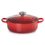 Cocotte ronde Basse 24 cm Cerise