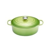 Cocotte Signature en fonte emaillee ovale 27 cm vert Palm