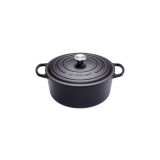 Cocotte Signature en fonte emaillee ronde 14 cm noir