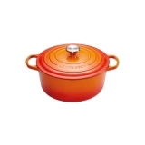 Cocotte Signature en fonte emaillee Ronde 20 cm Volcanique