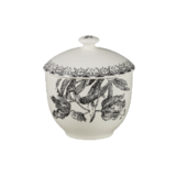 coffret 1 sucrier tulipes noires