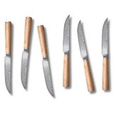 Coffret 6 couteaux a Steak Damas Ryoma