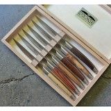 Coffret 6 couteaux Thiers Avantage Bois assortis Groupe 1 finition Mat