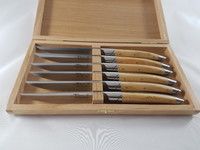 Coffret 6 couteaux Thiers Avantage en Buis finition Mat