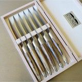 Coffret 6 couteaux Thiers Avantage en Pistachier finition Mat