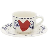 Coffret Cafe : Tasse + Coupelle - L'Archipel Sentimental par Jean-Charles de Cas