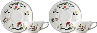 Coffret de 2 Tasses & Soucoupes Dejeuner OISEAUX DU PARADIS