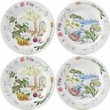Coffret de 4 Assiettes Canapes Assorties PROVENCE