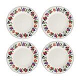 Coffret de 4 assiettes canapes chance folle