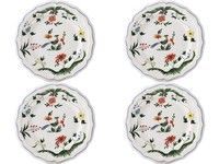Coffret de 4 Assiettes Canapes OISEAUX DU PARADIS