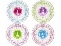Coffret de 4 Assiettes Dessert Assorties Marie-Antoinette