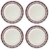 Coffret de 4 assiettes extra m chance folle