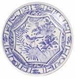 Coffret de 4 Assiettes Plates OISEAU BLEU