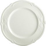 Coffret de 4 Assiettes Plates ROCAILLE BLANC