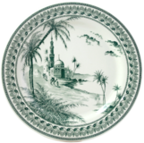 Coffret de 4 assiettes extra vue orient depareillees